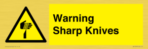 Warning Sharp Knives